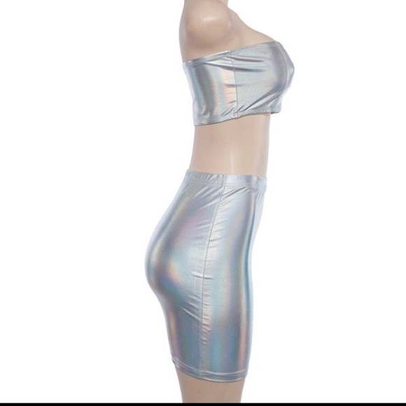 Metallic holographic set - Picture 3 of 4